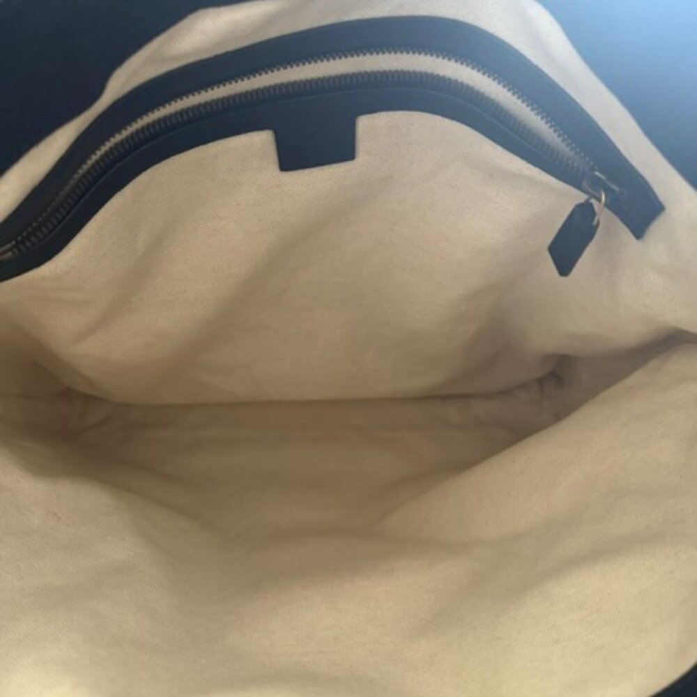 Gucci Ophidia Navy Blue Velour Tote - Picture 7 of 13